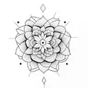 flor indu jasmin tattoo design idea