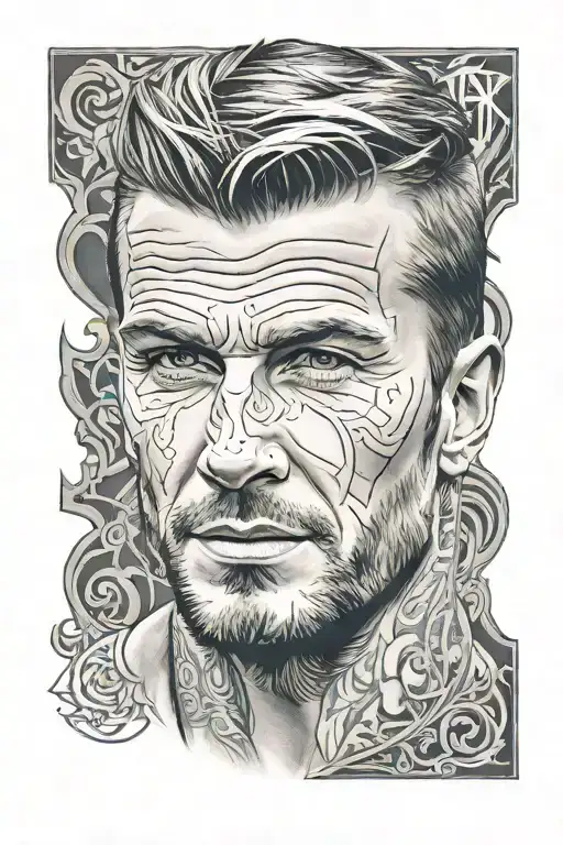 david beckham tattoo design idea