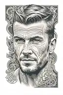 david beckham tattoo design idea