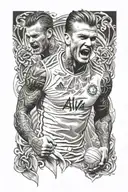 david beckham tattoo design idea