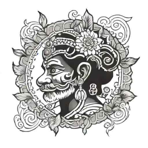Ayyappa tattoo design idea