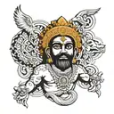 Ayyappa tattoo design idea