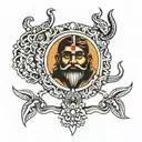 Ayyappa tattoo design idea