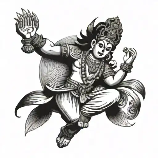 LORD VISHNU tattoo design idea
