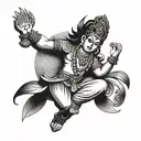 LORD VISHNU tattoo design idea