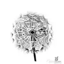 Dandelion tattoo design idea