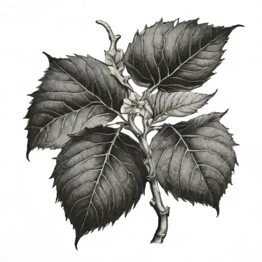 fig tree Sagittarius 06:57 tattoo design idea