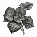 fig tree Sagittarius 06:57 tattoo design idea