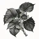 fig tree Sagittarius 06:57 tattoo design idea