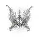 high priestess tarot tattoo design idea