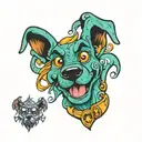 scooby doo tattoo design idea