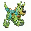 scooby doo tattoo design idea