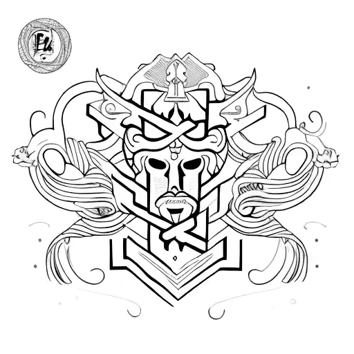 nombre "Paola" con letra cursiva tattoo design idea