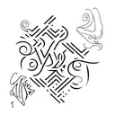 nombre "Paola" con letra cursiva tattoo design idea