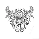 nombre "Paola" con letra cursiva tattoo design idea