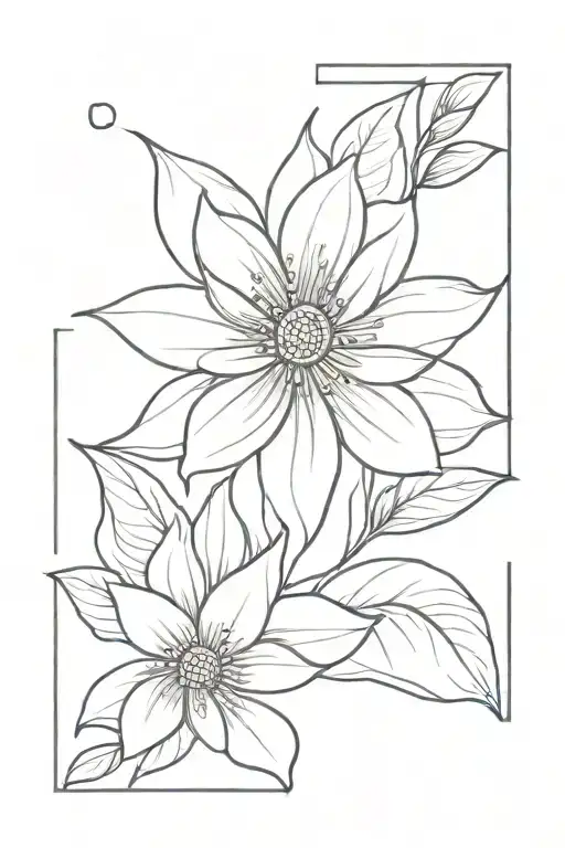 Collarbone tattoo design idea