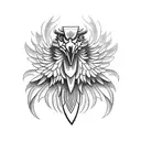 scorpio eagle Phoenix  tattoo design idea