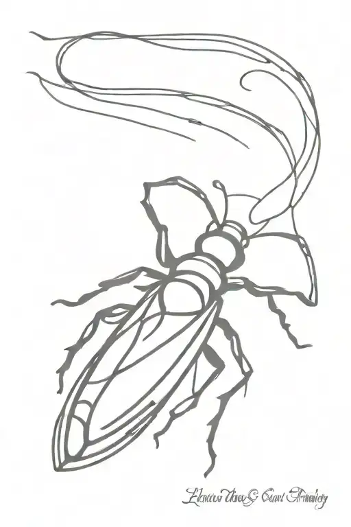 lightning bug inspired tattoo tattoo design idea