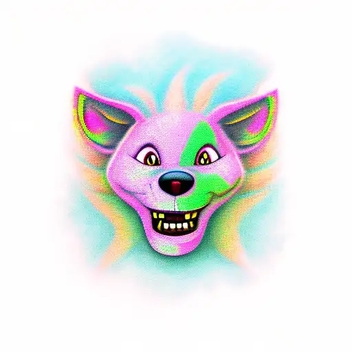 courage the cowardly dog  tattoo design idea