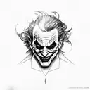 Joker tattoo design idea