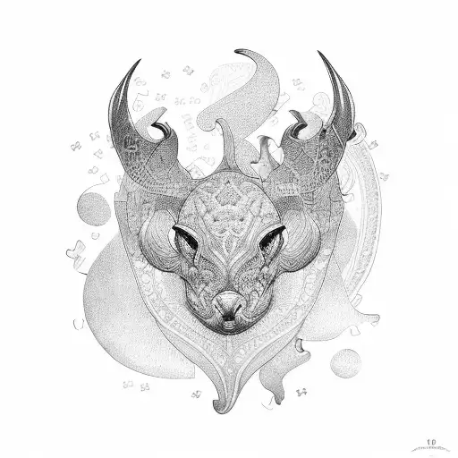 number 7 and puzzle piece tattoo design idea