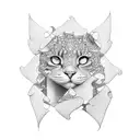 number 7 and puzzle tattoo design idea