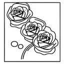 puzzle with the number 7 and roses tattoo design idea