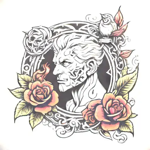 trying to be the strongest in my bloodline tattoo design idea