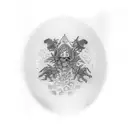 money power respect tattoo design idea