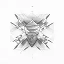 money power respect tattoo design idea