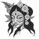 kali goddess tattoo design idea