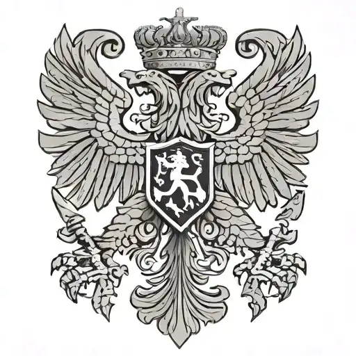 albanian double headed eagle flag . my kids names, Ava, Elian, and eston.   tattoo design idea