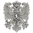 albanian double headed eagle flag . my kids names, Ava, Elian, and eston.   tattoo design idea