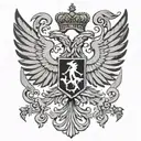 albanian double headed eagle flag . my kids names, Ava, Elian, and eston.   tattoo design idea