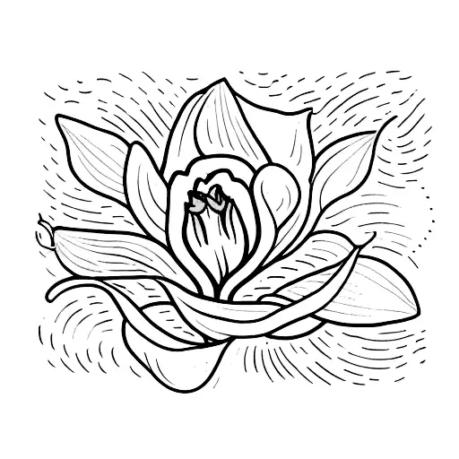 two tulips to the left of song of solomon 4:7 in a pretty cursive  tattoo design idea