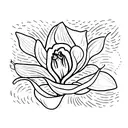 two tulips to the left of song of solomon 4:7 in a pretty cursive  tattoo design idea