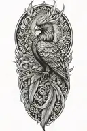 phoenix tattoo design idea