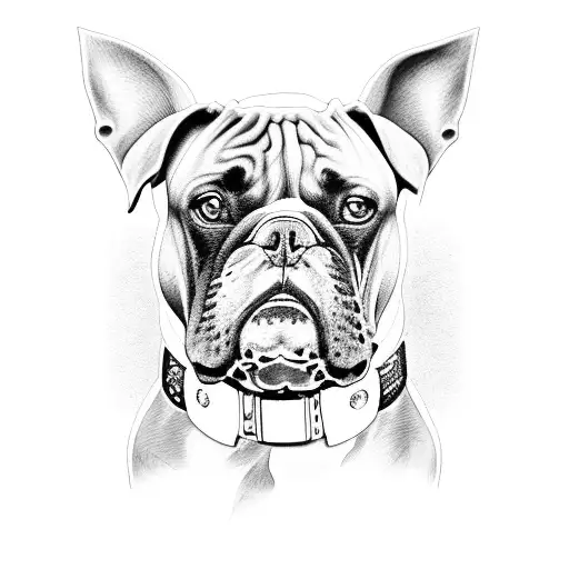 mechanic boxer tattoo design idea