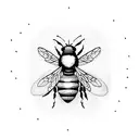 Honey Bee tattoo design idea
