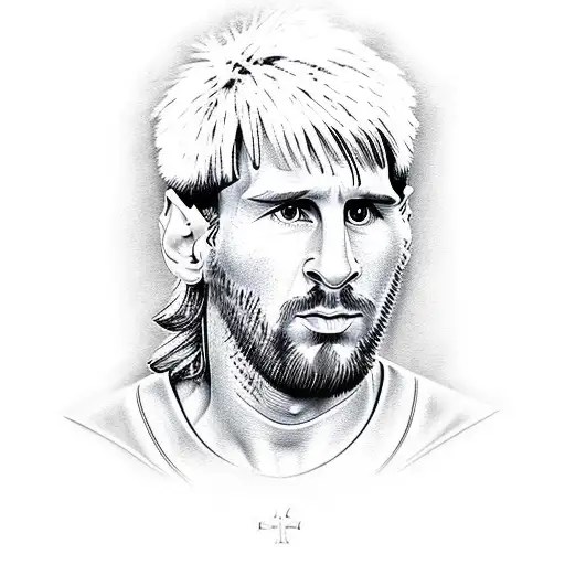 lionel messi tattoo design idea