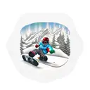 Snowboard tattoo design idea