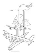 god and 7600 and airport runway   tattoo design idea