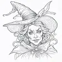 the wicked witch of the west  tattoo design idea