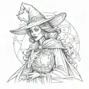 the wicked witch of the west  tattoo design idea