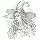 the wicked witch of the west  tattoo design idea