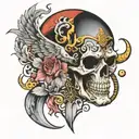 1980 2004 2001 tattoo design idea