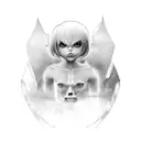 unresolved childhood trauma which leaked into adult relationship now healing  tattoo design idea