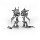 unresolved childhood trauma which leaked into adult relationship now healing  tattoo design idea