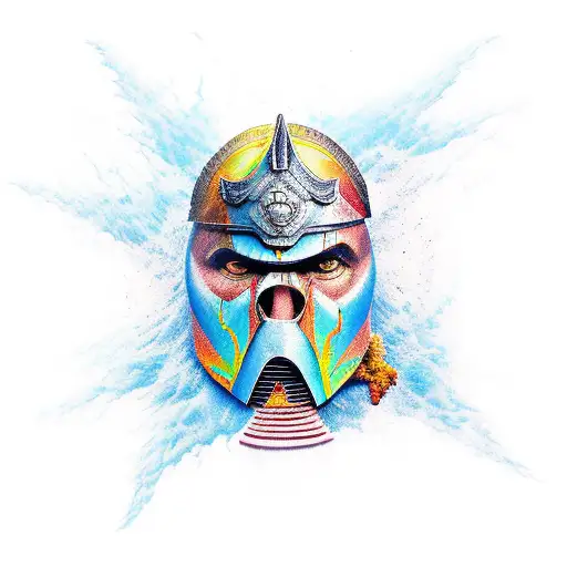 Warrior Protector of the Creek  tattoo design idea