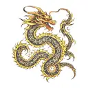 Design a Tattoo A dragon (representing your Chinese zodiac sign) wrapped around an integrated circuit (representing your Chinese zodiac sign). tattoo design idea